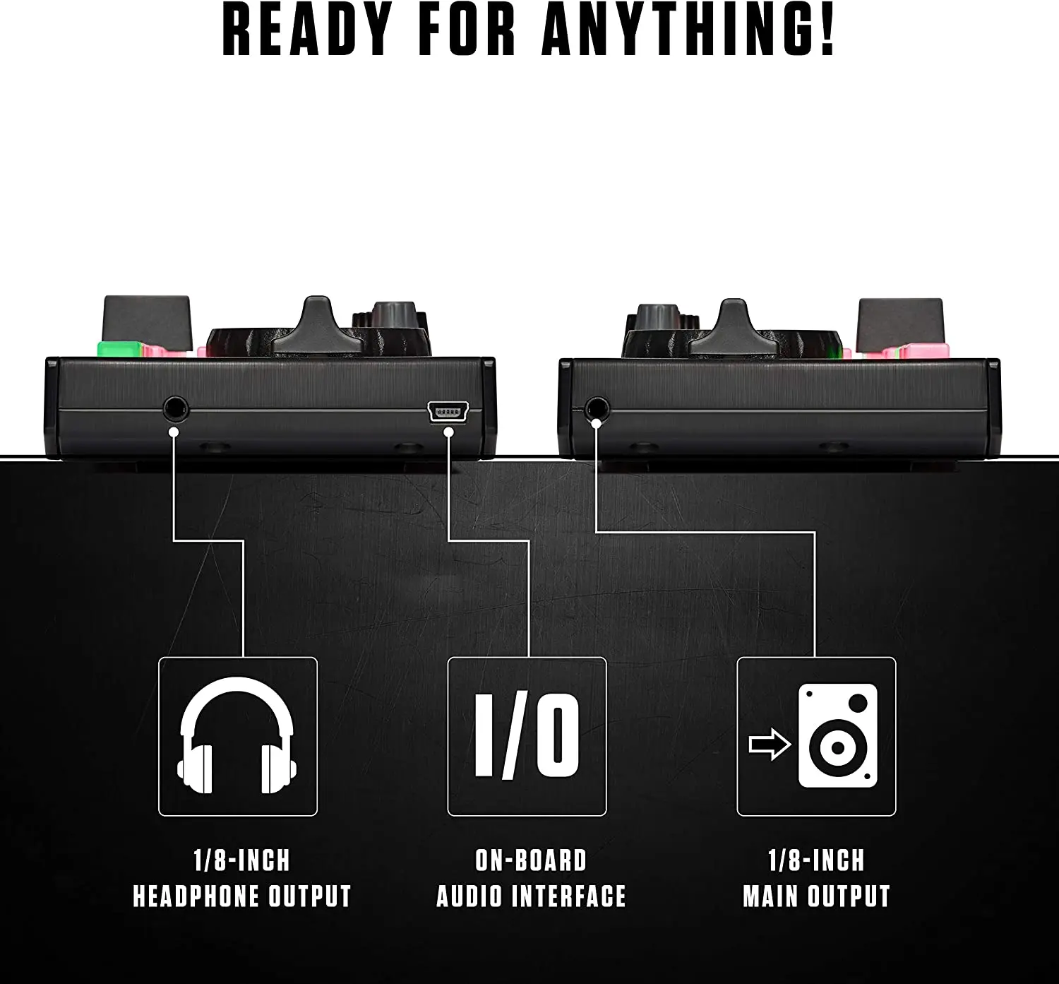 Numark DJ2GO2 Touch Compact 2 Deck USB DJ контроллер для Serato с микшером/перекрестником