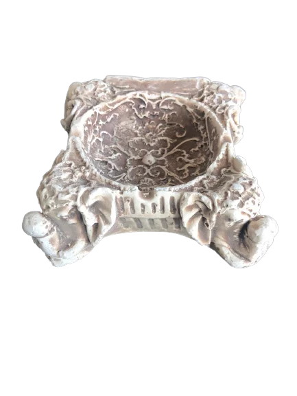 

Handmade Ashtrays Antique Plaster Ashtray Home Living Room Nordic Large Fashion Lid Office Creative Personality