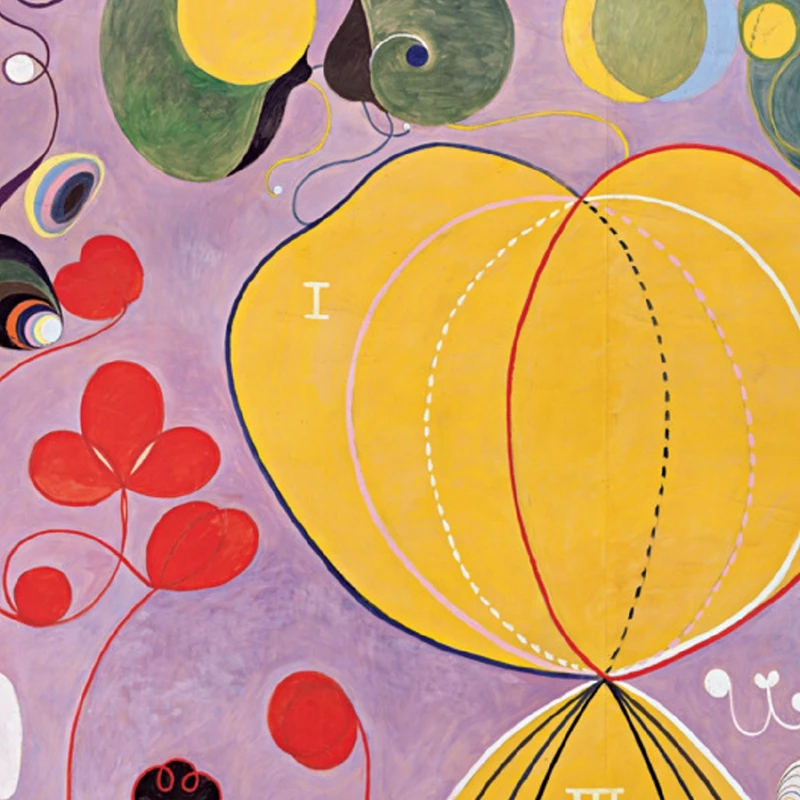 Картины Hilma Klint винтажные холщовые постеры и принты десять крупнейших № 7 постер