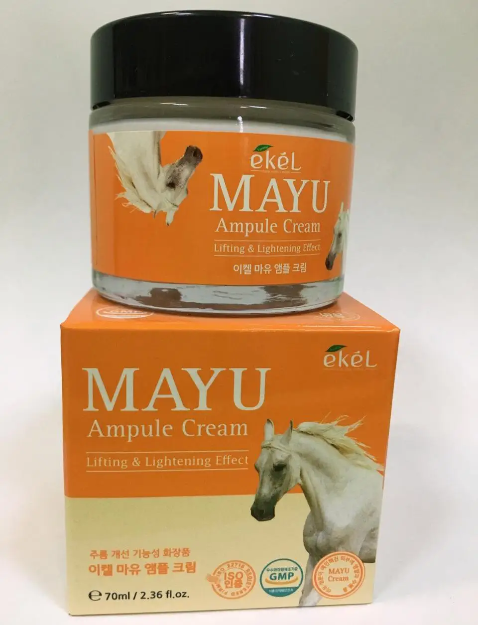 Ekel Mayu Ampule Cream увлажняющий крем с лошадиным жиром (арт. 6851)|Автозагары и бронзаторы