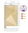 Защитное стекло для XIAOMI REDMI 4X, Белая рамка, 2,3,5 шт.