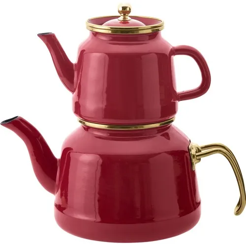 

Emsan Troy эмалированный чайный сервиз ностальгия | Турецкий чай | Водонагреватель | Чайник | Горячий чай