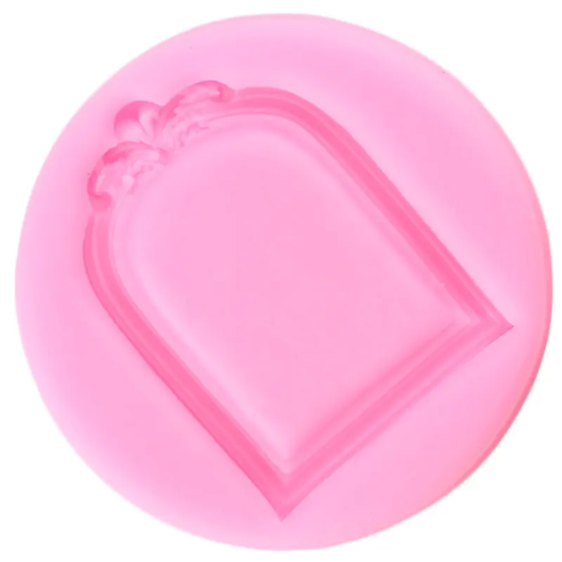 Барокко рельефная рамка границы торта силиконовые формы DIY свадебные конфеты