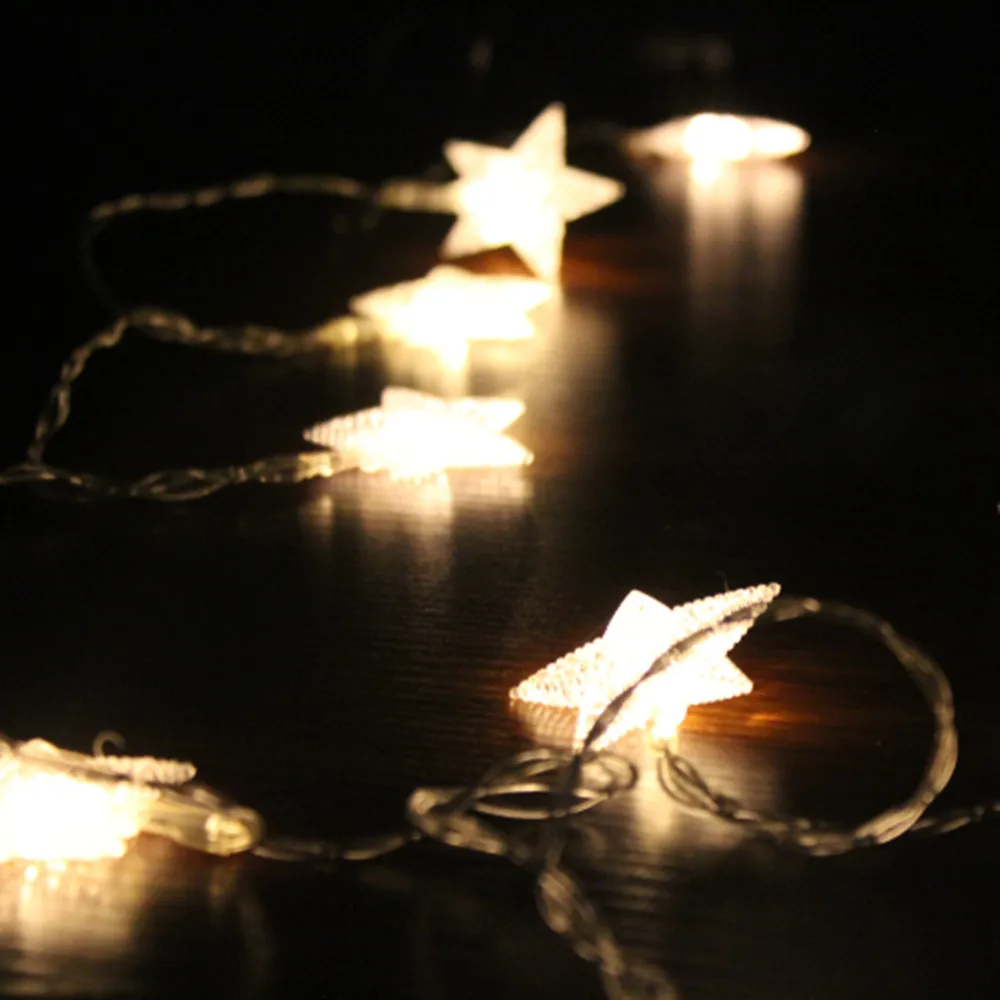 Праздничная Светодиодная лампа струна 20 лампы-шары/набор светодиодный шнур для