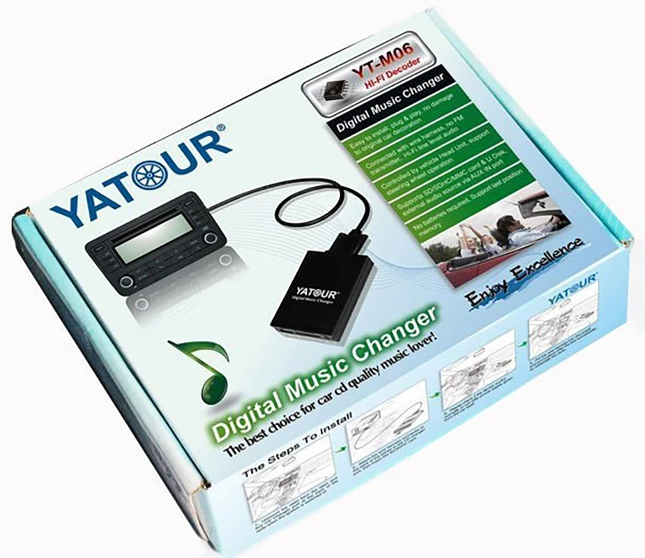 USB-адаптер YATOUR YT-M06 Volkswagen/Audi/Skoda 8-Pin | Автомобили и мотоциклы