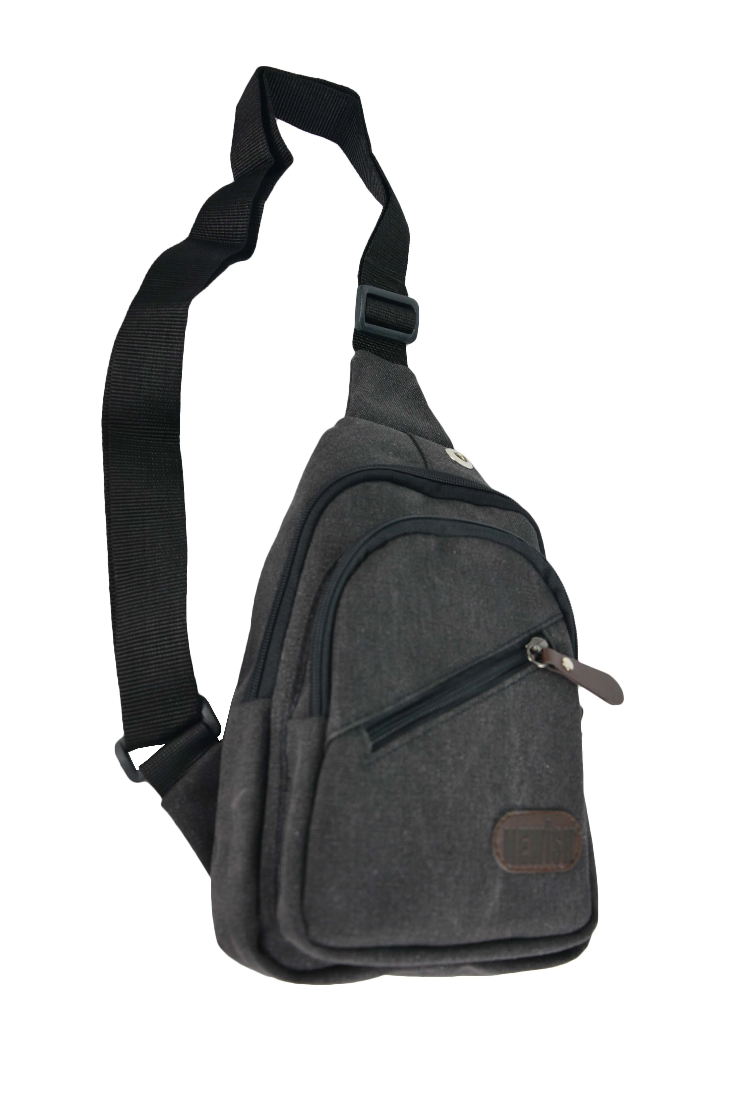

Canvas Shoulder Chest Bag Headphone Jack Boy Crossbody Bags