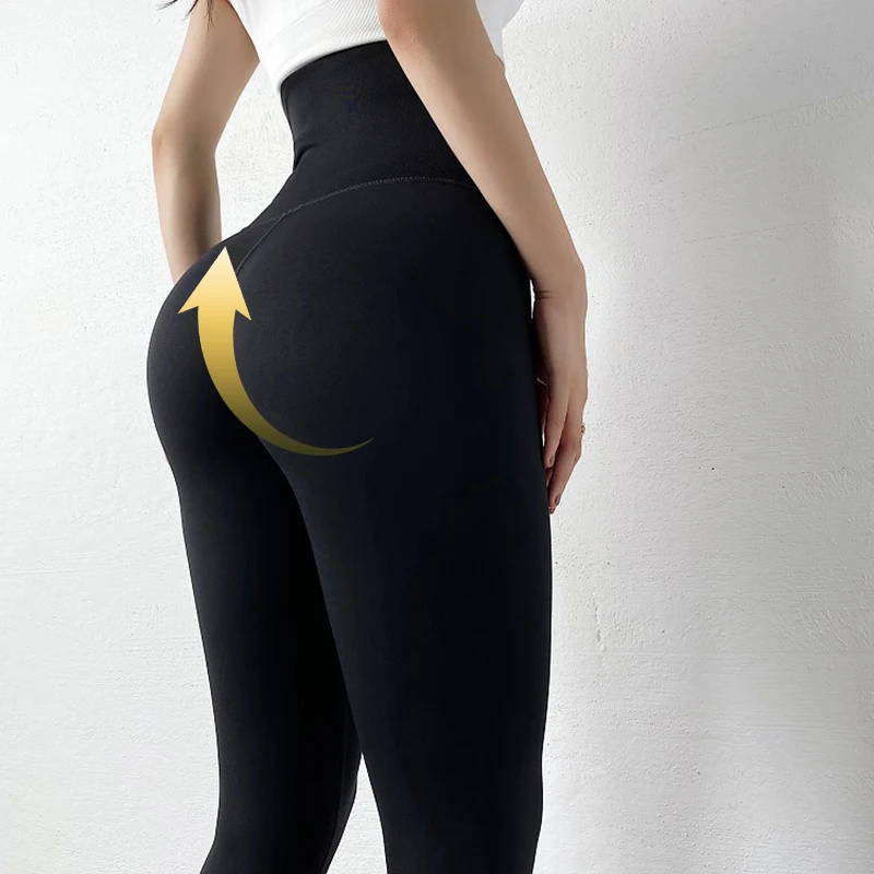 Штаны Для Йоги эластичные спортивные Леггинсы с высокой талией компрессионные