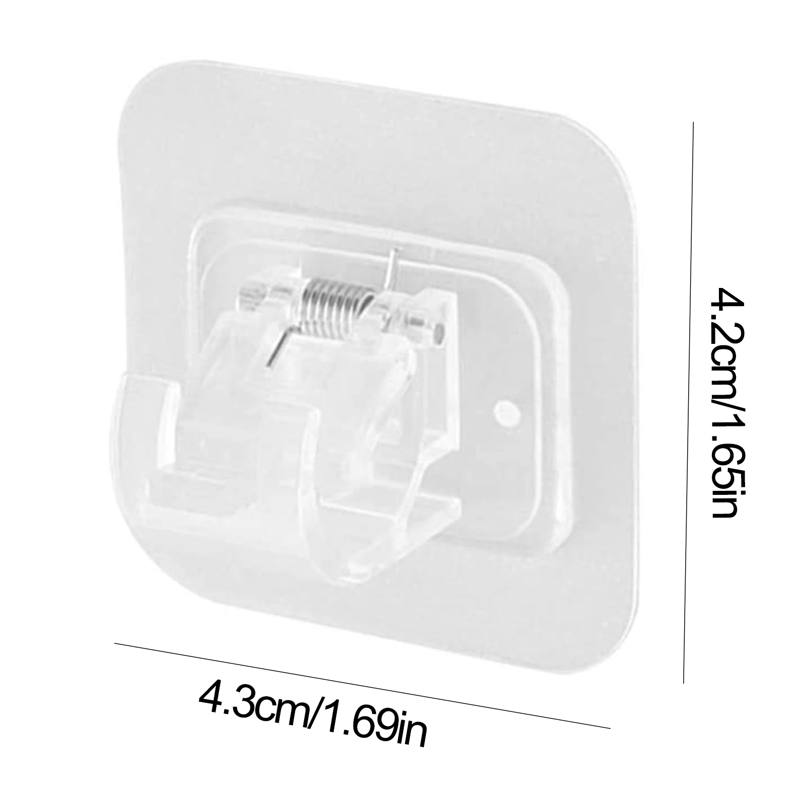 

2PCS Wall Door Mounted Organizer Holder Shower Curtain Rod Holder Self Adhesive Towel Rod Bracket Hook Bathroom Suction Hanging