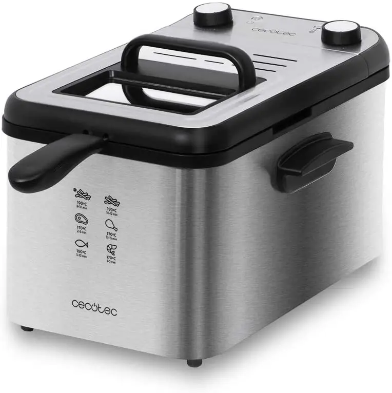 Cecotec электрическая фритюрница для очистки Infinity 4000 (белый черный и полный Inox). Filtro