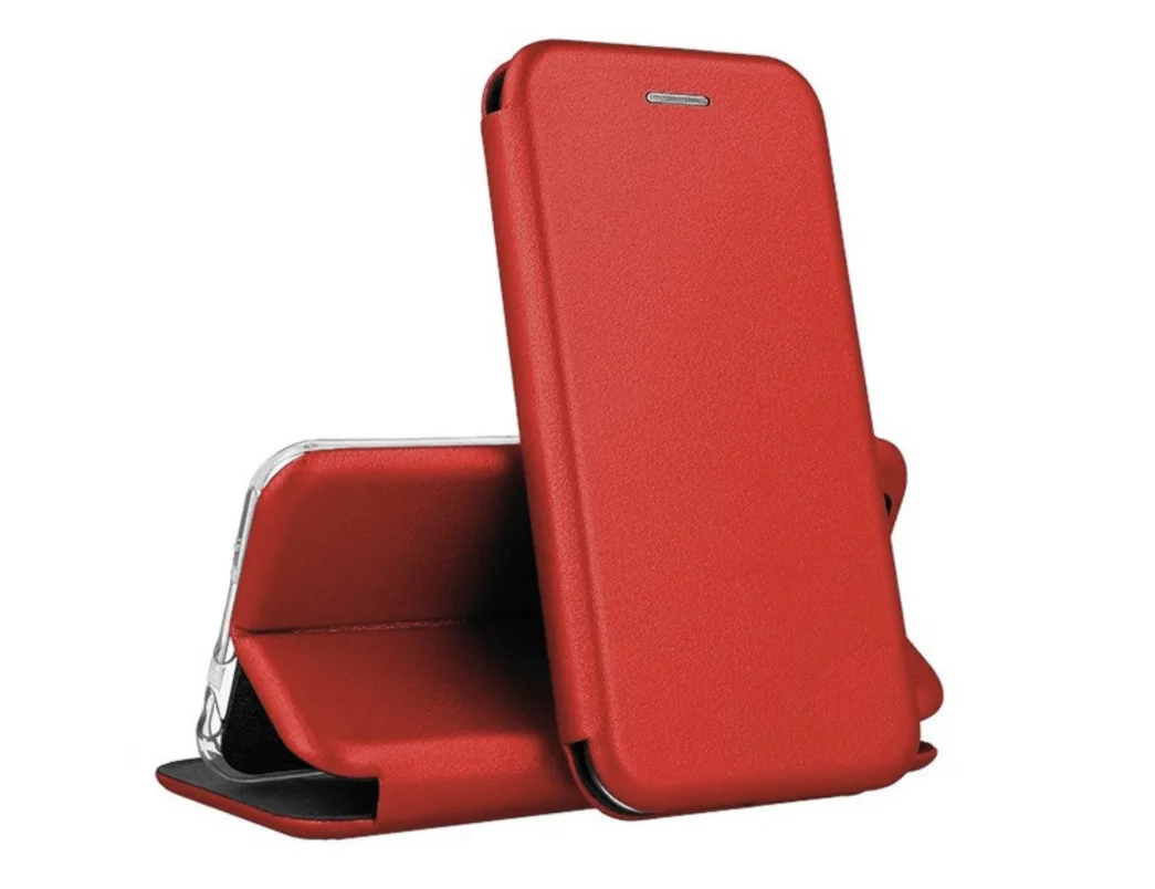 Выгодный набор для Samsung M31 / F41: книжный чехол красного цвета + стекло с черной рамкой для смартфона с полным экраном по доступной цене.