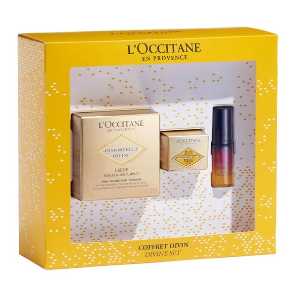 Набор женской косметики Divine Immortelle L'occitane (3 шт) |