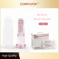 free shipping mesotherapy conpuvon 4 pin needle crystal 5 pin multi needles for meso gun gnjection dermal filler skin booster