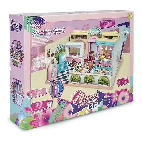 Playset Mymy City американский ресторан Famosa|Мягкие игрушки животные| |