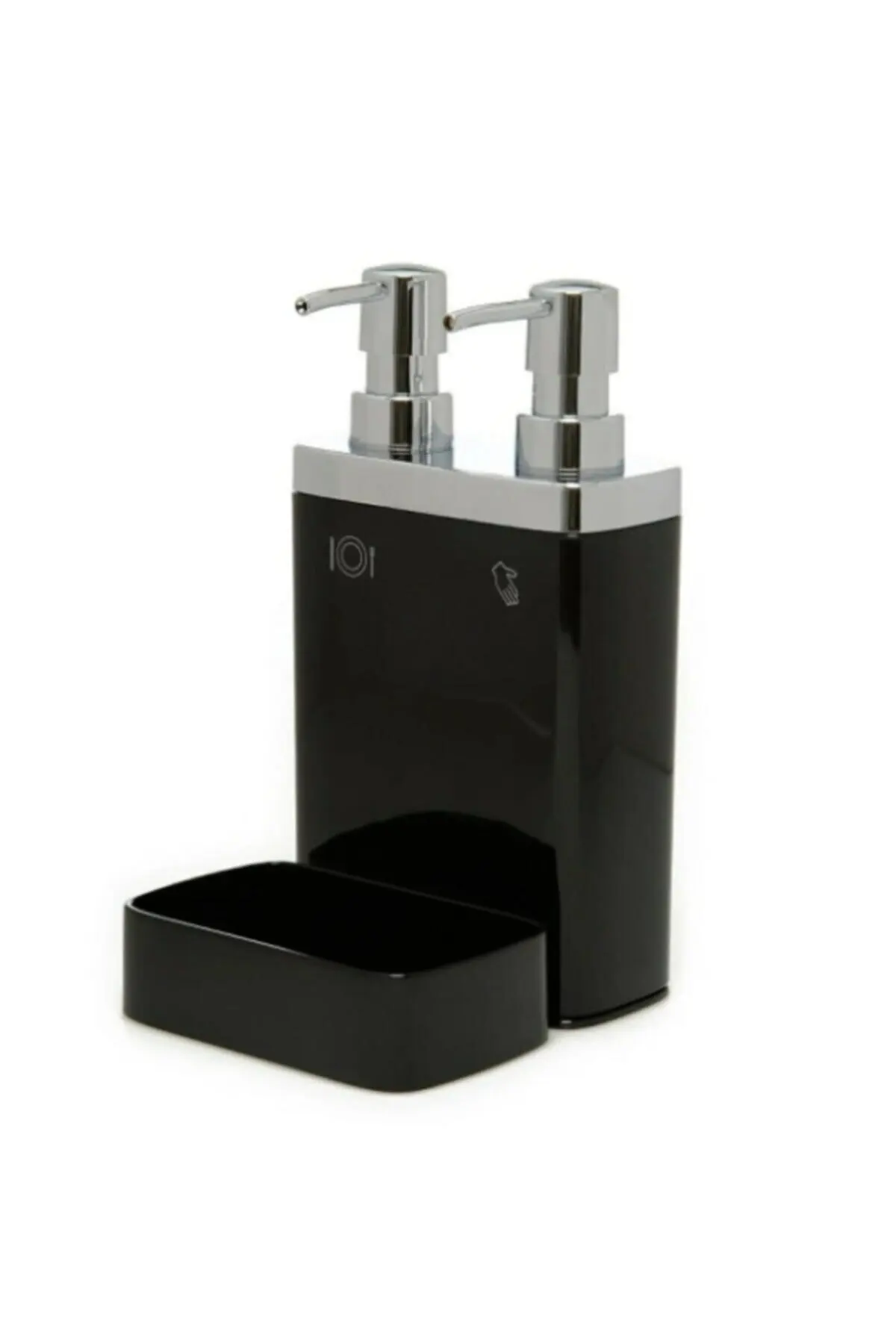 

Double soap dispenser 750ML dish sponge holder kitchen accessories refillable bottles