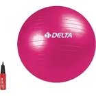 Delta 75 см фуксия роскошный мяч для пилатеса + двунаправленный насос 25 см
