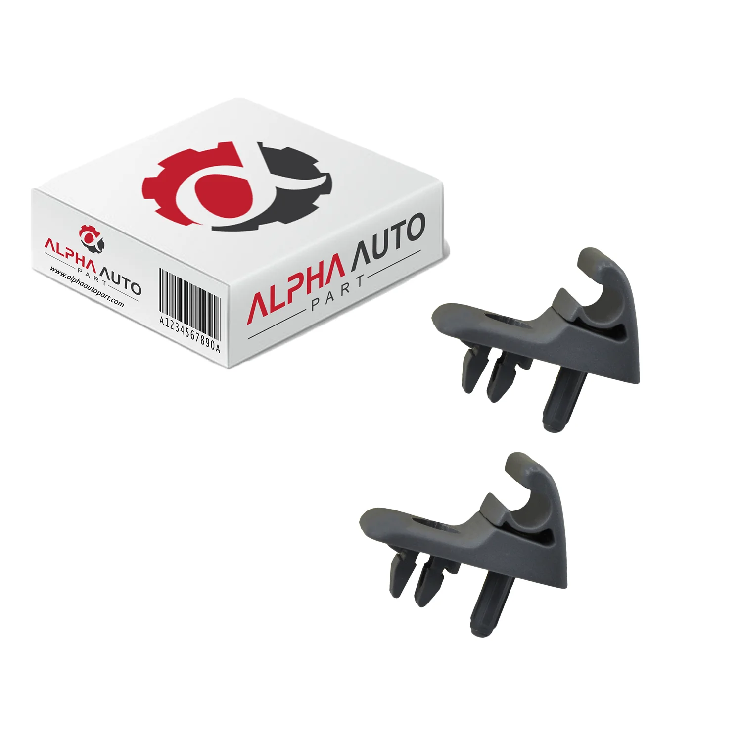 

Sun Visor Leg for Fiat Palio, Siena, Albea -Dark Color- 2 pcs