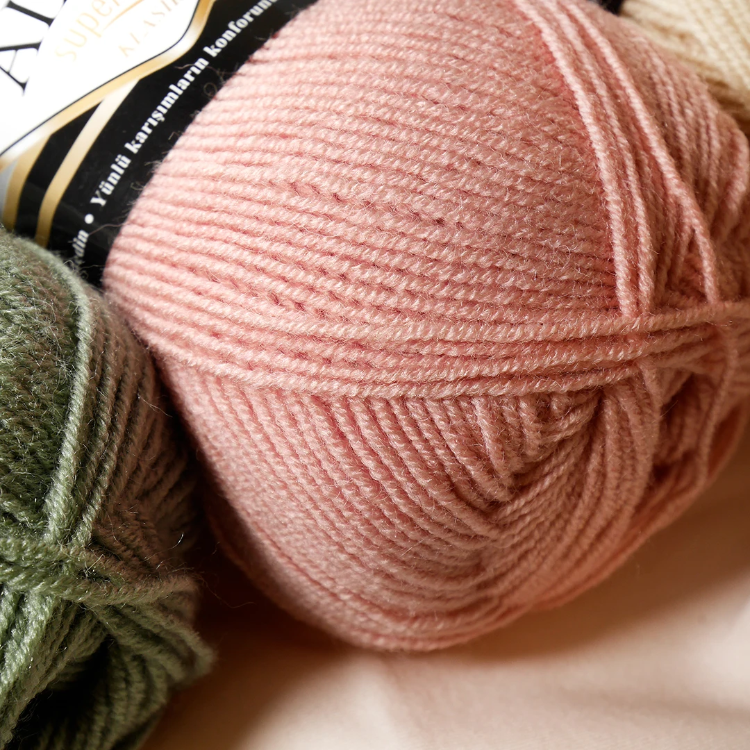 Пряжа Alize Суперлана Классик (5 мотков) 25% шерсть 75% акрил 100г /280м | Дом и сад