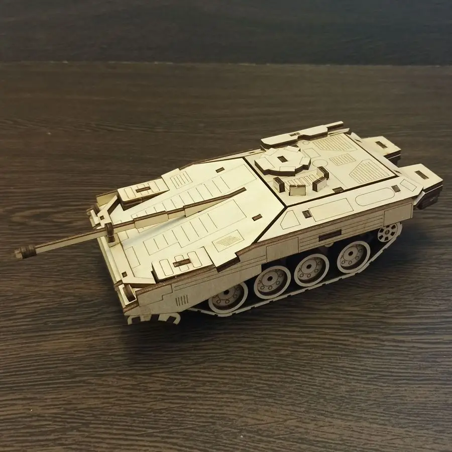 Stridsvagn 103 (Strv.103) &quotWorld Of Transport&quot Набор для сборки дерево фанера|Образовательное