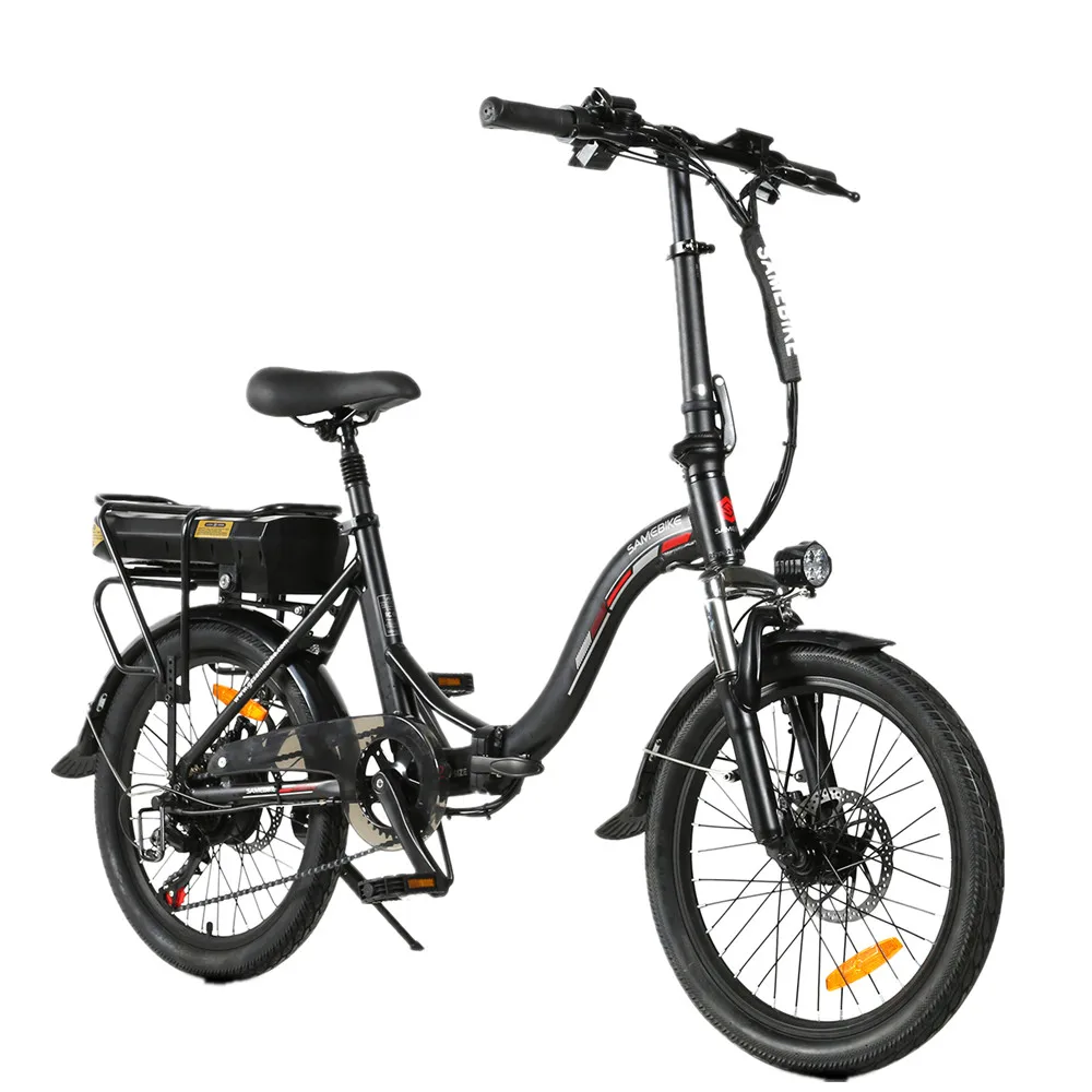 SAMEBIKE JG20 Электрический велосипед для взрослых 20 дюймов 350 Вт складной