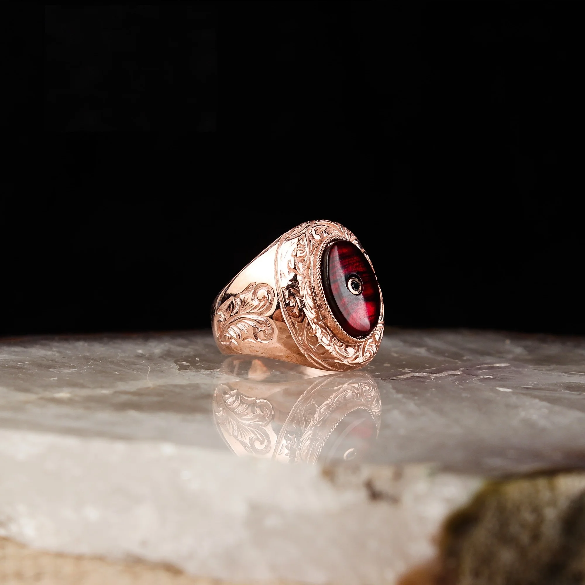 

Real Pure 925 Sterling silver ring real Squeeze Amber stone hand made made in turkey luxury and trendy model vintage style model