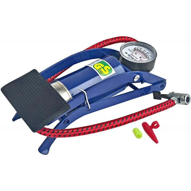 Насос ножной с манометром для подкачки шин | Автомобили и мотоциклы