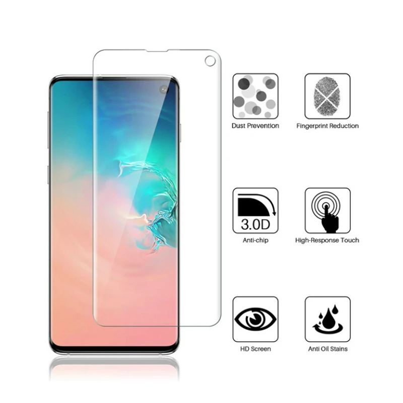 Закаленное стекло с полным покрытием для Samsung S10 5G S9 S8 Plus S7 S6 Edge to оригинальная