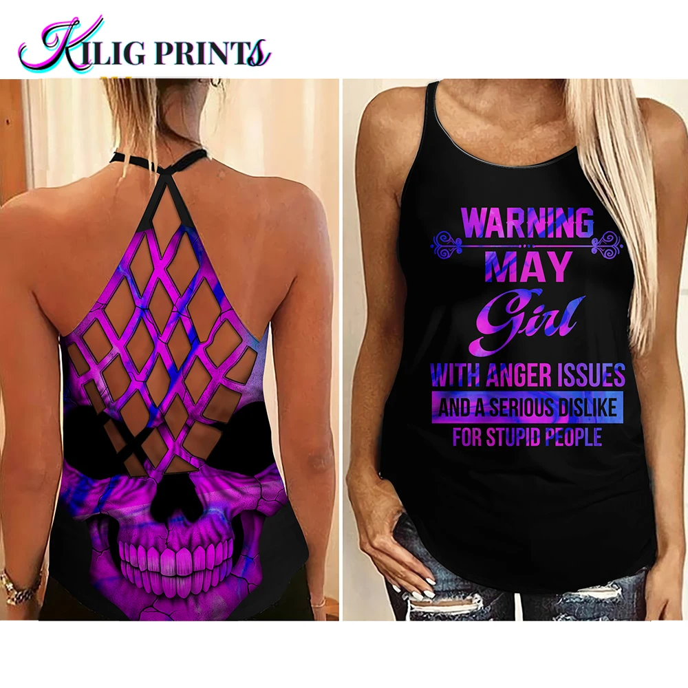 Kiligprints летняя одежда предупреждение Флорида с изображением черепа для девочек
