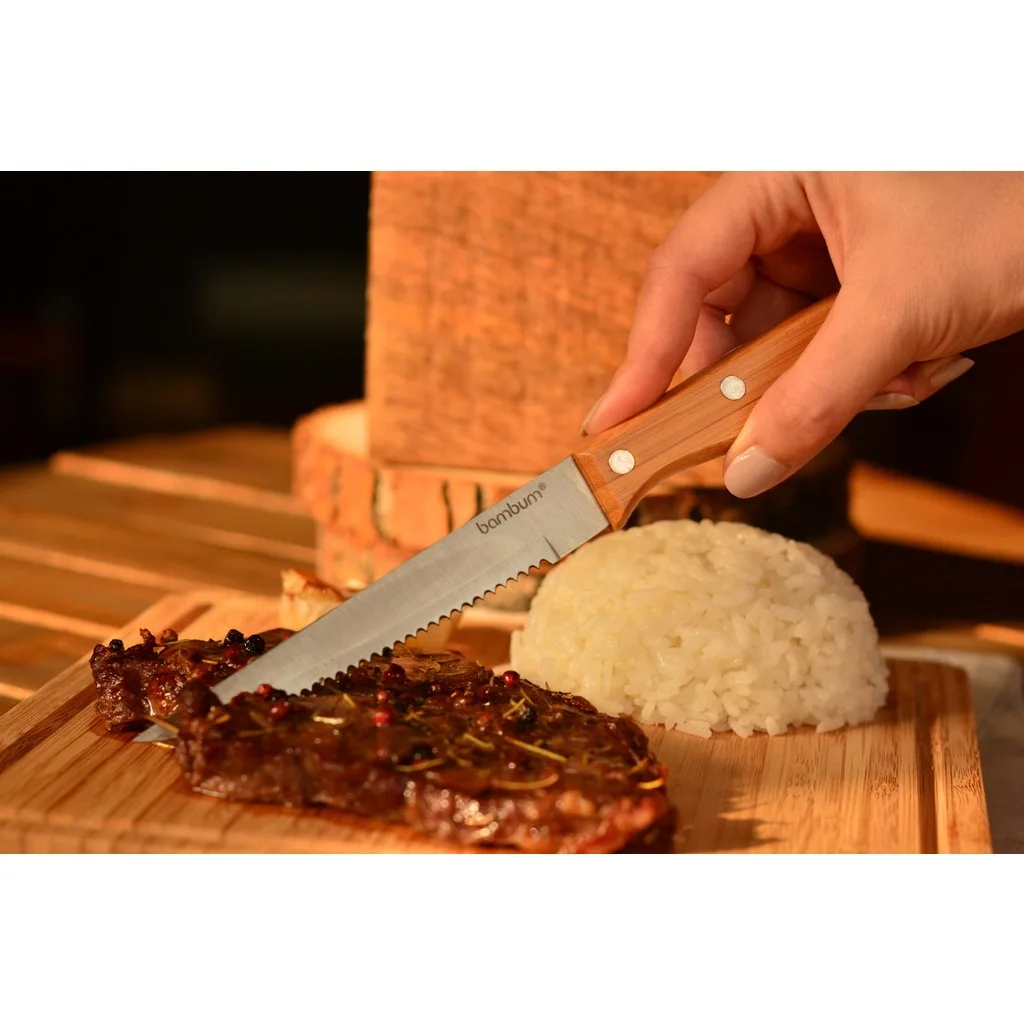 Bamboo Steak Knife 1 Pieces
