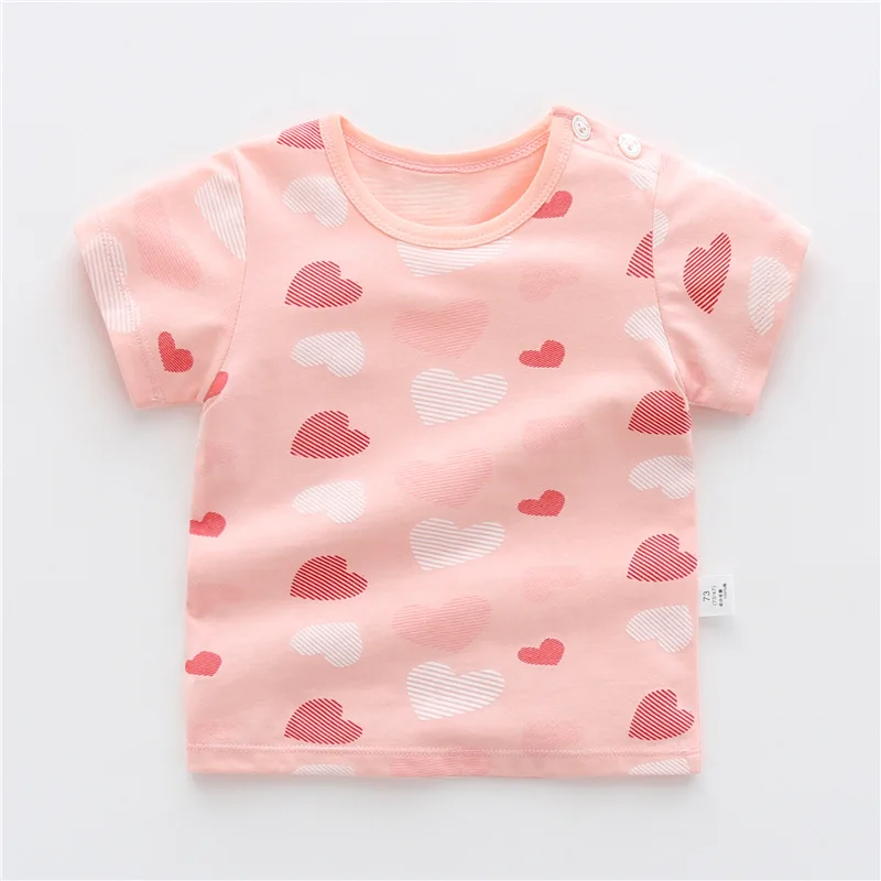 

ZWY1635 Summer Boys Girls Green T Shirt Tops for Child Baby Toddler Cotton Clothes Children Tree Pattern Tees for 1-8 Years Kids