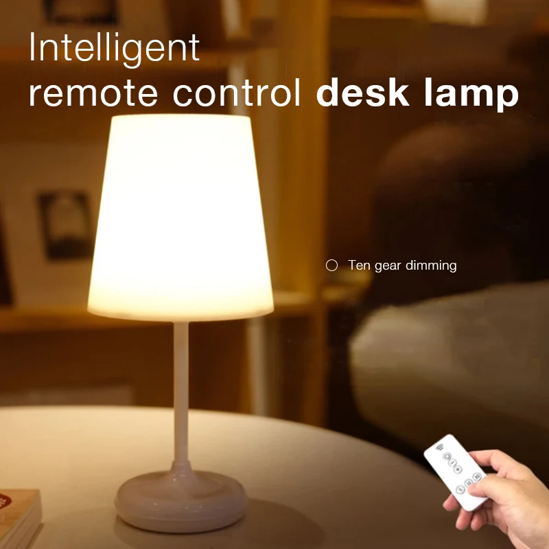 

Table Lamp Remote Control Touch Dimming Modern Bedside Lamp USB Charging Desk Lamp Children's Room Wedding Cute Night Light