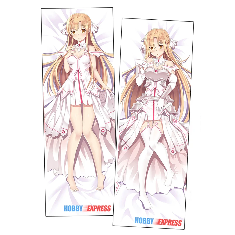 

Hobby Express Anime Dakimakura Japanese Otaku Waifu Hugging Body Pillow Cover Asuna Yuuki ADP20406