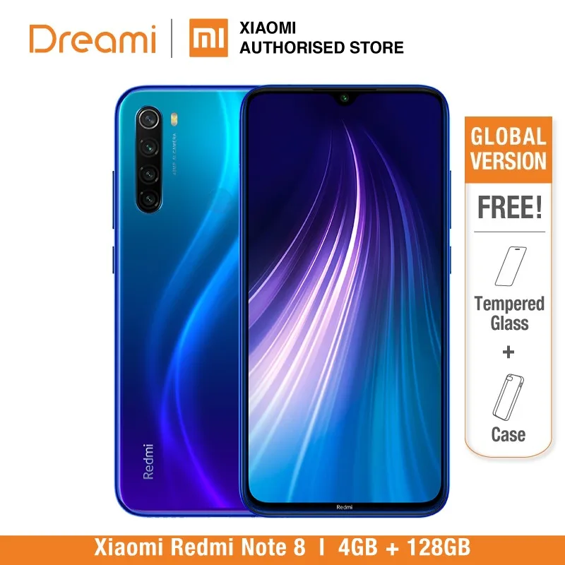Глобальная версия Redmi Note 8 128 Гб rom 4 ram (абсолютно новая/запечатанная) note8 ГБ note8128