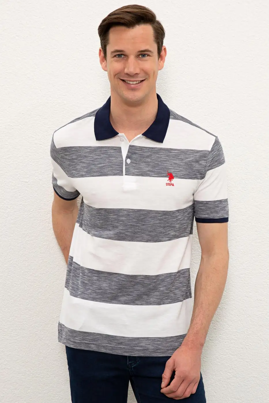 

Original Us. Polo Assn. t-shirt men cotton casual uspa logo Regular fit short sleeve multiseason classic