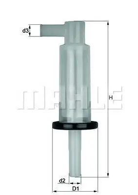 KNECHT KL33O.f. Фильтр топливный MB W123/W124/W463/T1/SSANGYONG MUSSO/KORANDO D/TD (без упак.)|Топливные