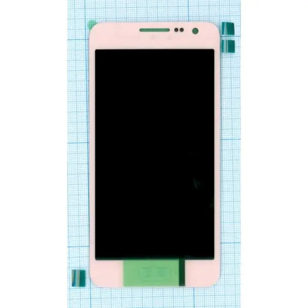 Дисплей (экран) в сборе с тачскрином для Samsung Galaxy A3 SM-A300F розовый | Мобильные