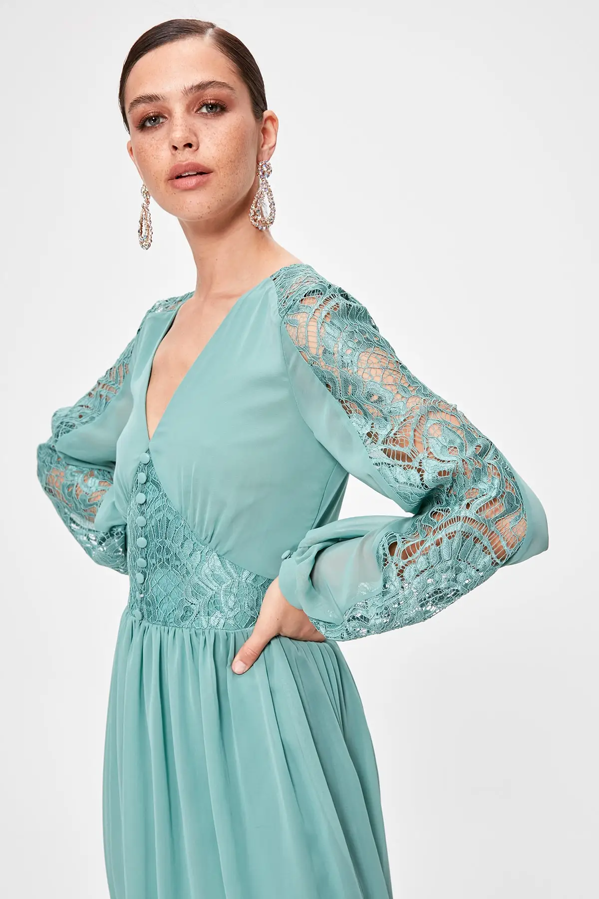 Trendyol кружевная отделка TPRAW20EL0654