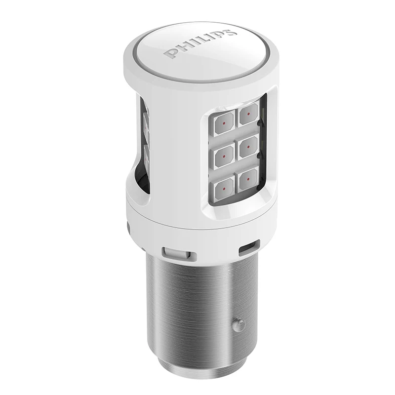 Philips 11499ULRX2 Автомобильная сигнальная лампа 2шт P21/5W 12V 1.9/0.3W RED Ultinon LED Стоп сигналы