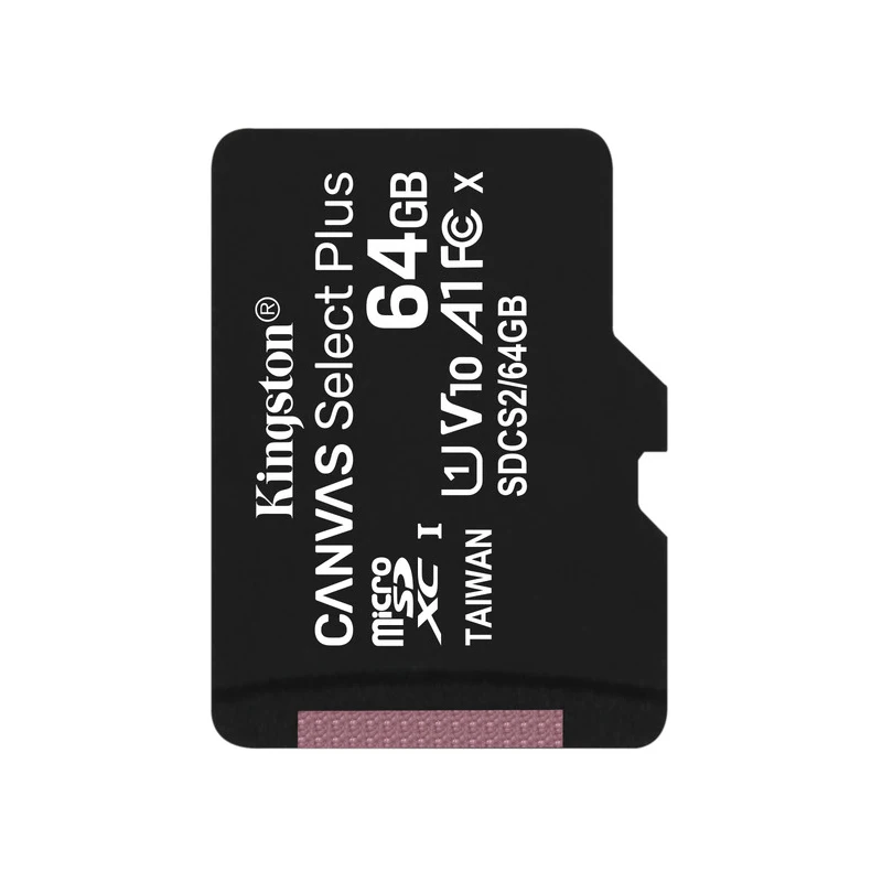 Карта памяти micro SDXC 64Gb Kingston Canvas Select Plus UHS-I U1 A1 (100/10 Mb/s) | Компьютеры и офис