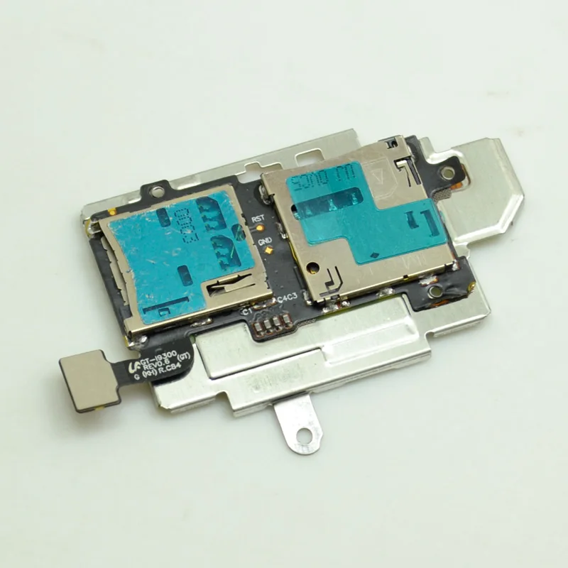 

Лоток для SIM-карты, гибкий кабель для Samsung Galaxy S3 I9300, новый лоток для SD-карт, держатель, гнездо, гибкий кабель, запасные части
