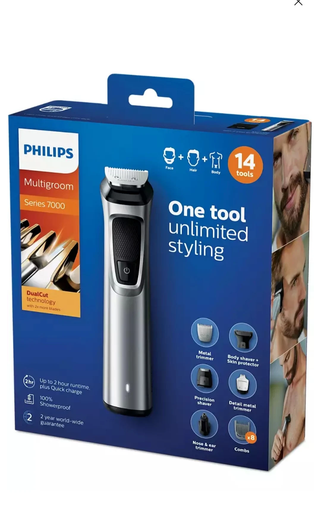 Набор для ухода за мужчинами Philips MG7720/15 устройство формирования волос и бороды