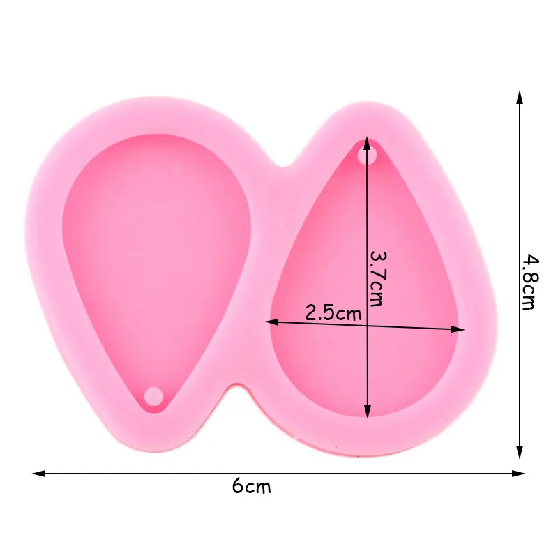 L/M/S Форма для сережек в форме капли воды форма ручной работы из эпоксидной смолы