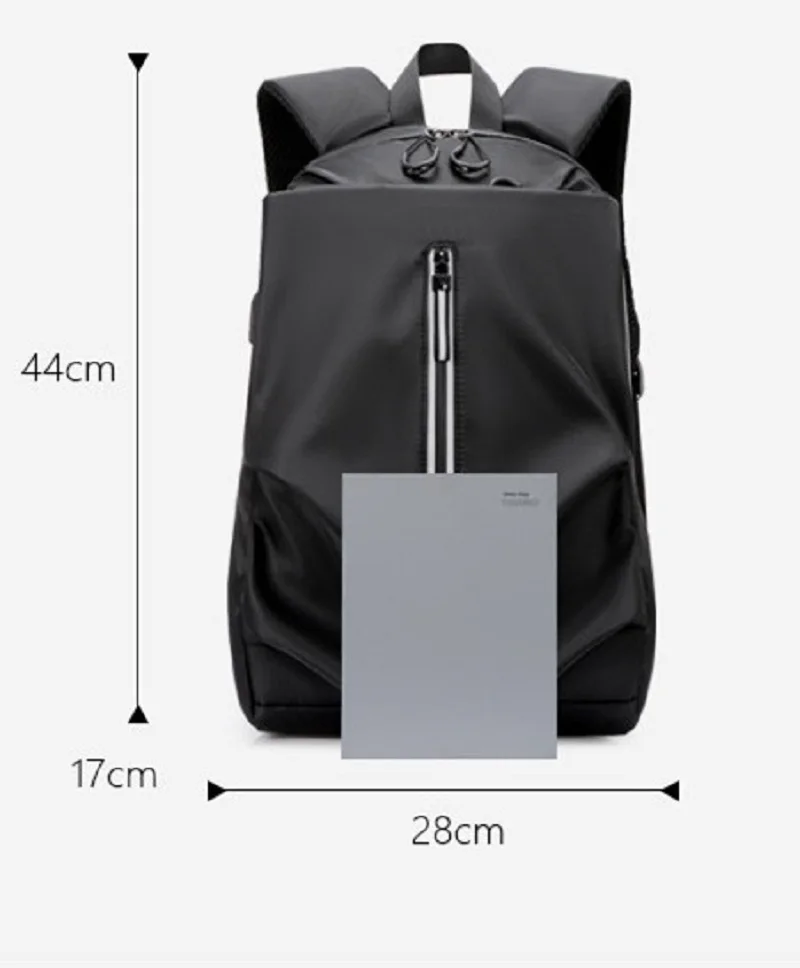 Рюкзак с USB-интерфейсом для зарядки Молодежный ноутбука спорта города школы