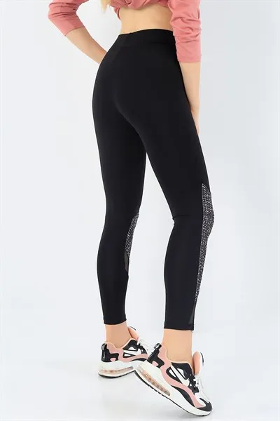 New Trend Fishnet Pattern Women yoga sports leggings high waist seamless pants print running seamless sexy elastic workout