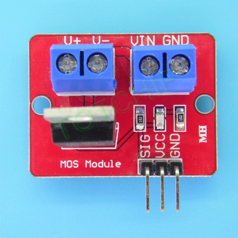 1 шт MOS-Module-IR-IRF520 Arduino транзисторный модуль MOSFET N-канал 100В 9.7А | Электронные