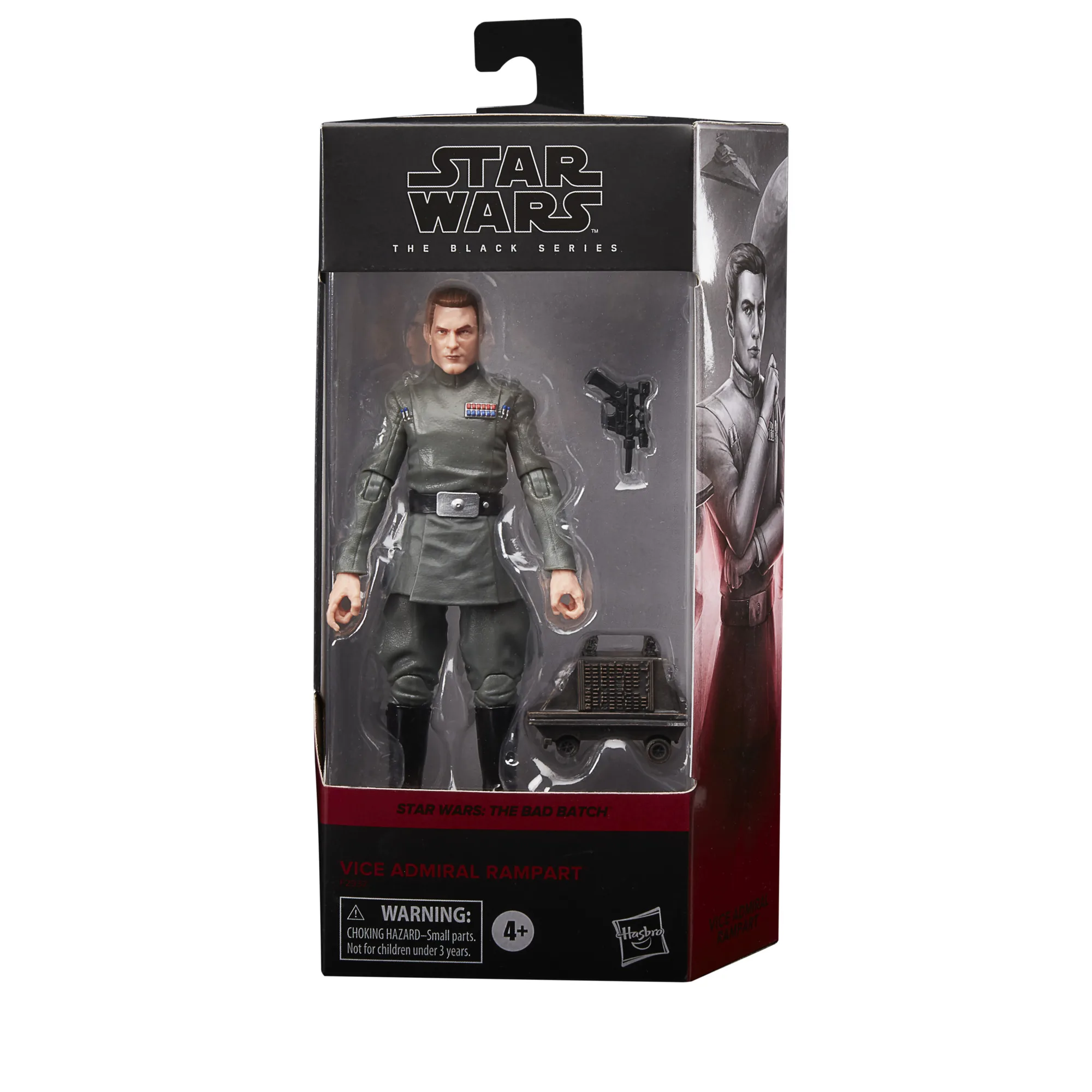 Hasbro Original-вице-адмирал рэмпард-фигурка-серия Звездные войны-4 года + Бесплатная