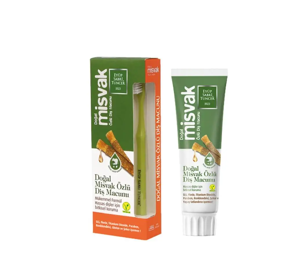 Натуральная зубная паста Miswak Cored травяная с эвкалиптом хорошего качества