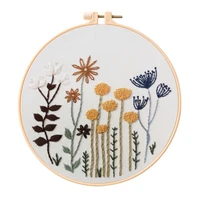 embroidery kits autumn landscape embroidery hoop embroidery thread embroidery materials and tool diy craft for beginner a
