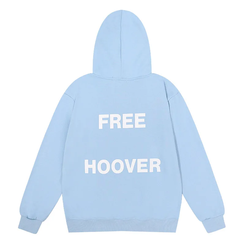 

2022 Spring New Arrivals Simple Unisex Hip Pop Kanye West Slides Pure Color Letter Printing Drop Shoulder Pullover Hoodie