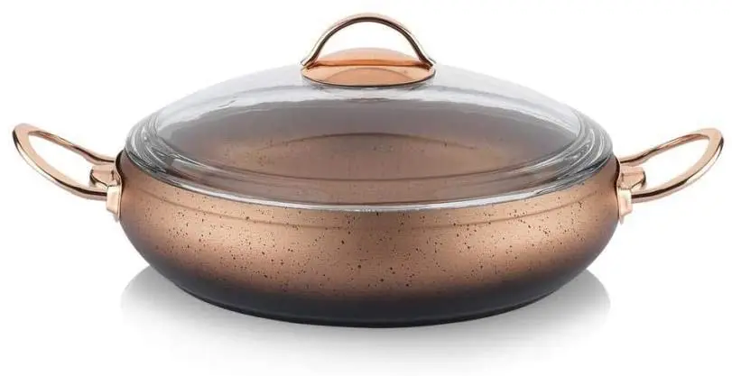 

Schafer Jupiter Casting Granite 26 cm Flat - Short Casserole - Gold