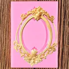 3D рамка, силиконовые формы, кружевная фотоформа, инструменты для украшения тортов, полимерная глина, конфеты, шоколад, фотография